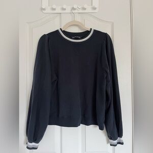 L Navy Ambercrombie & Fitch Sweater